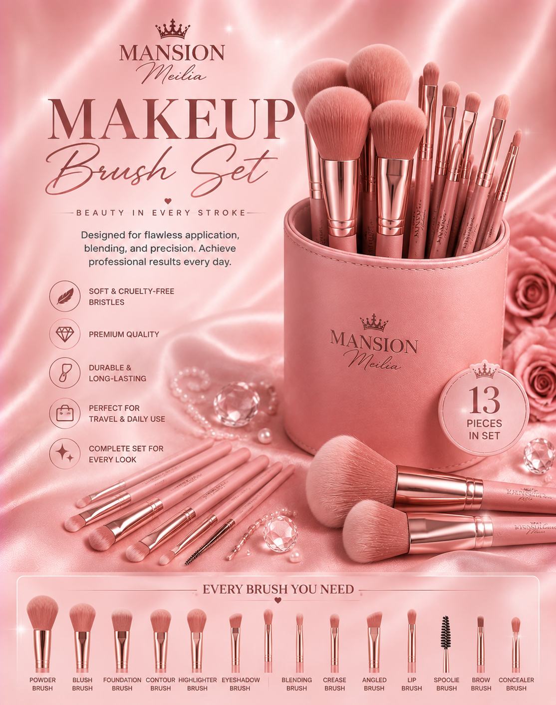 Makeup Brush Set